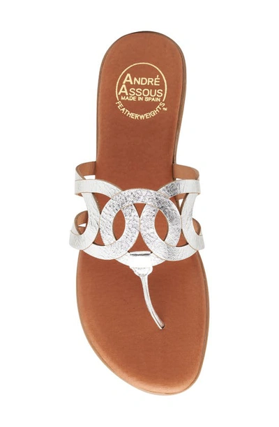 Shop Andre Assous Nature Sandal In Silver