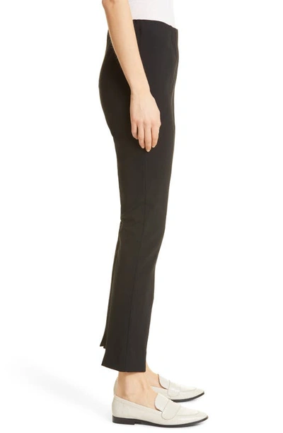 Misook Plus Size Straight-leg Knit Pull-on Pants In Black