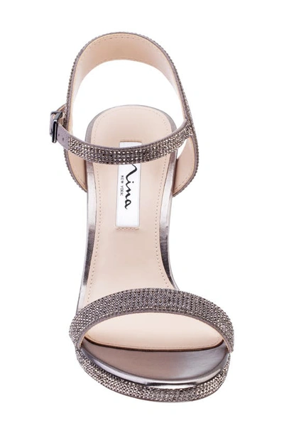 Shop Nina Raquela Ankle Strap Sandal In Stone