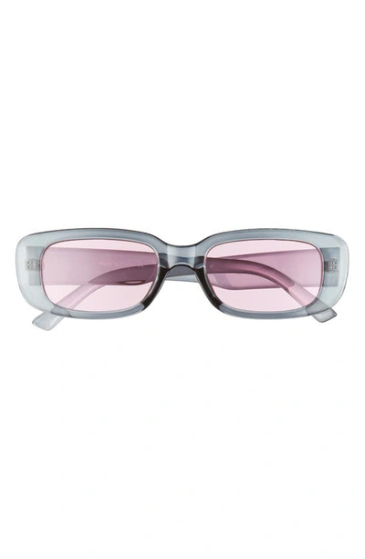 Bp. Rectangular Sunglasses In Grey- Pink
