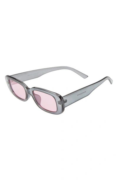 Bp. Rectangular Sunglasses In Grey- Pink