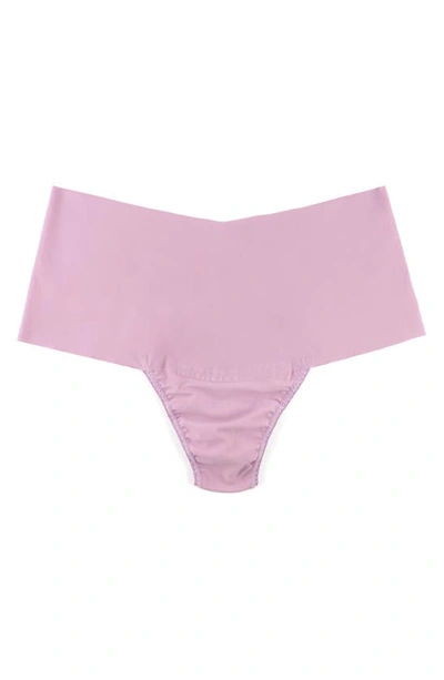 Shop Hanky Panky Breathe High Waist Thong In Provence Pink