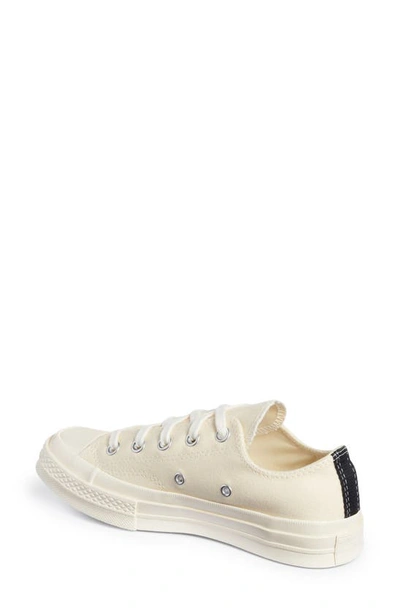 Shop Comme Des Garçons Play X Converse Gender Inclusive Chuck Taylor® All Star® Hidden Heart Low Top Sneaker In White