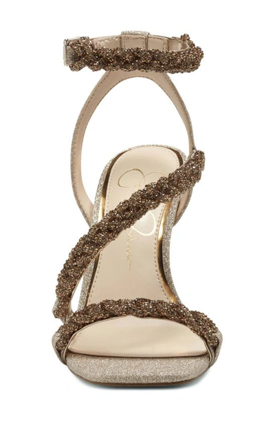 Shop Jessica Simpson Oriema Ankle Strap Sandal In Champagne