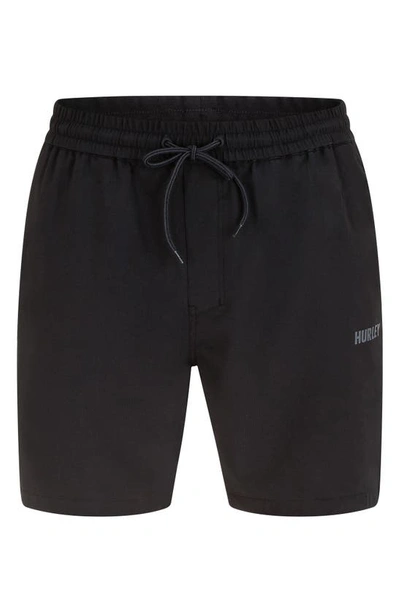 Shop Hurley Explore H20 Dri Trek Ii Shorts In Black