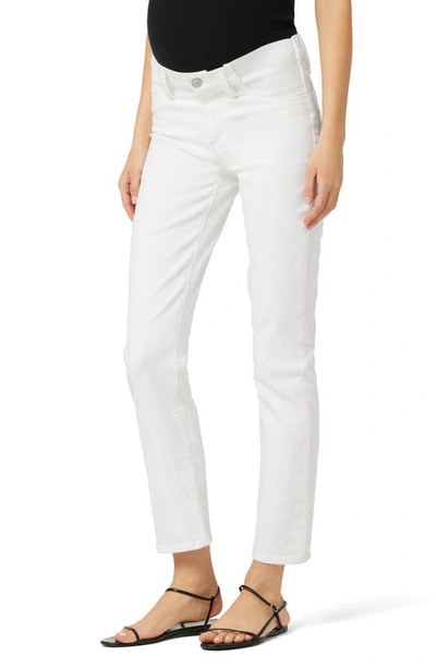 Shop Hudson Nico Ankle Straight Leg Maternity Jeans In White