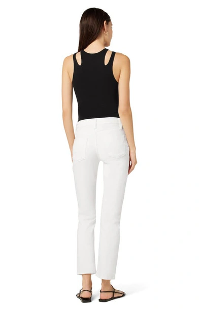 Shop Hudson Nico Ankle Straight Leg Maternity Jeans In White