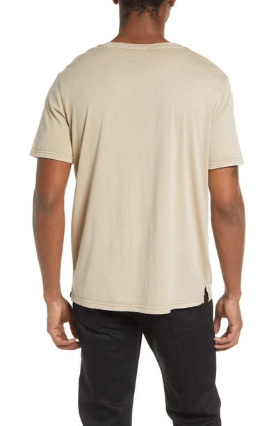 Rails Johnny Cotton Blend Pocket T-shirt In Desert Sand