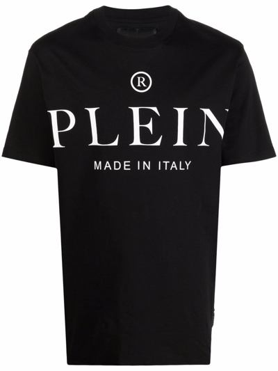 Shop Philipp Plein T-shirt Logo In Nero