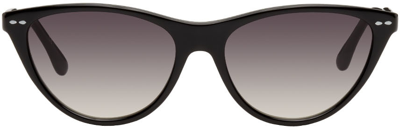 Shop Isabel Marant Black Acetate Cat-eye Sunglasses In 0807 Black