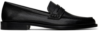 Shop Manolo Blahnik Black Perry Loafers In 0001 Black