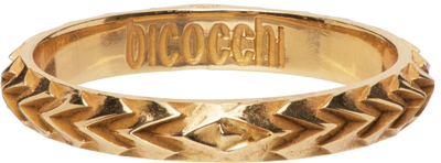 Shop Emanuele Bicocchi Gold Band Ring