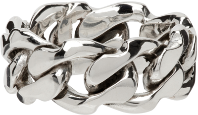 Shop Emanuele Bicocchi Silver Chain Ring