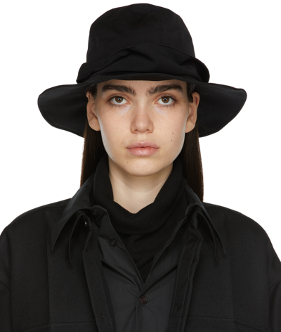 Shop Y's Black Four Patches Hat In 1 Black