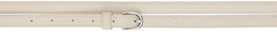 Shop 3.1 Phillip Lim / フィリップ リム Off-white Double Wrap Belt In Sa270 Sand