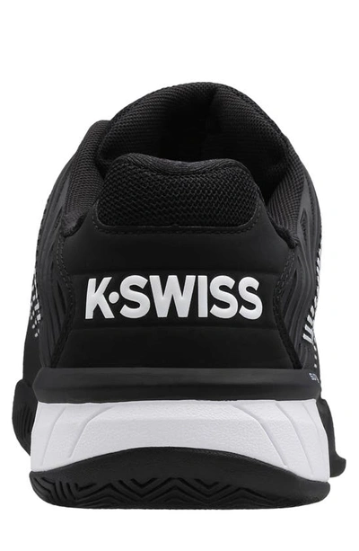 Shop K-swiss Hypercourt Express 2 Tennis Shoe In Black/ White/ High-rise