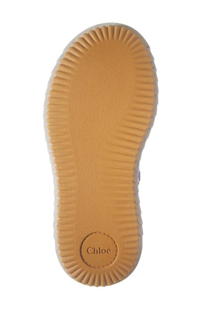 Shop Chloé Lilli Color Block Platform Slide Sandal In Orange/ Blue