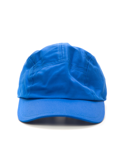 Shop Harmont & Blaine Peaked Hat Cornflower Blue Cotton Man