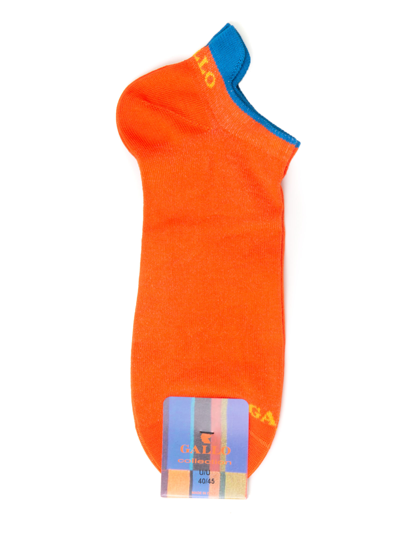 Shop Gallo No-show Socks In Orange