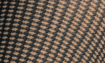 Falke Houndstooth Tights In Powder