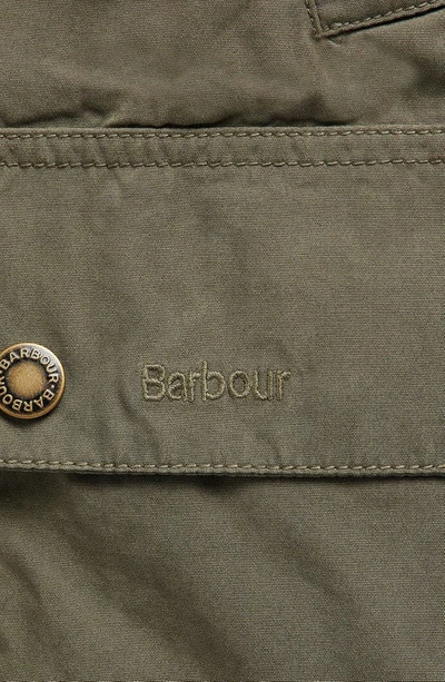 Shop Barbour Ashby Casual Jacket In Olive