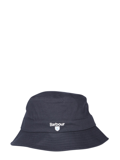 Shop Barbour Bucket Hat In Blu