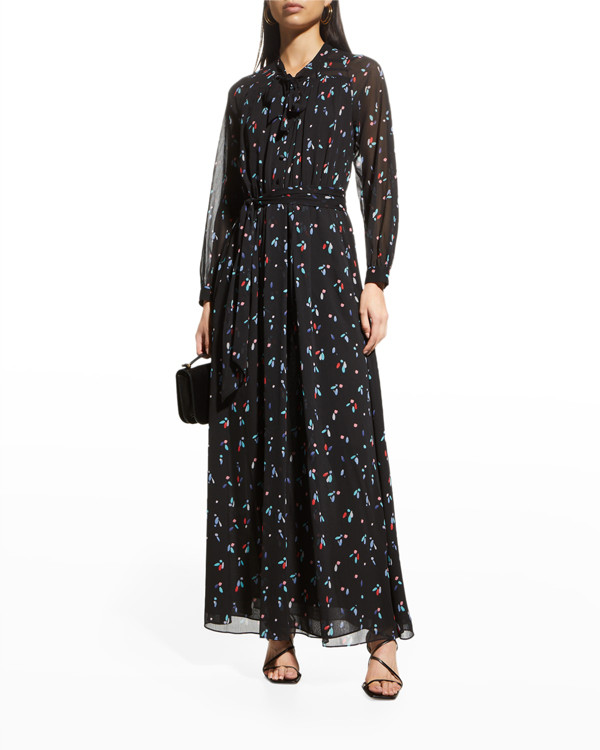 EMPORIO ARMANI - Printed Long Dress