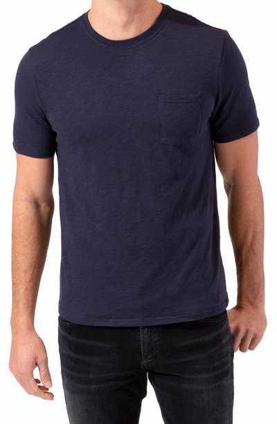 Shop Threads 4 Thought Crewneck Pocket T-shirt In Raw Denim