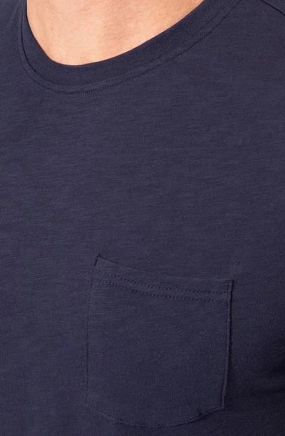 Shop Threads 4 Thought Crewneck Pocket T-shirt In Raw Denim