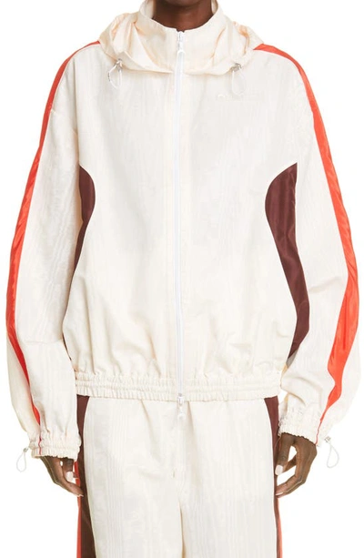 Shop Marine Serre Unisex Moiré Track Jacket In Multicolor