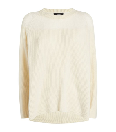 Shop Theory Cashmere Karenia Sweater In Ivory