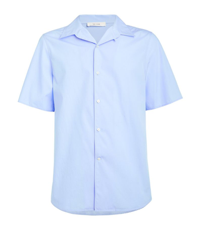 Shop The Row Giuseppe Shirt In Blue