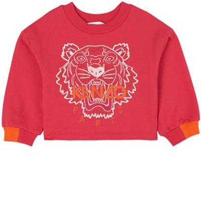 Shop Kenzo Kids Pink Tiger Sweatshirt