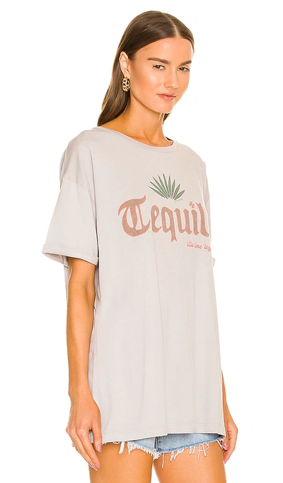 The Laundry Room Tequila Tee In Light Grey