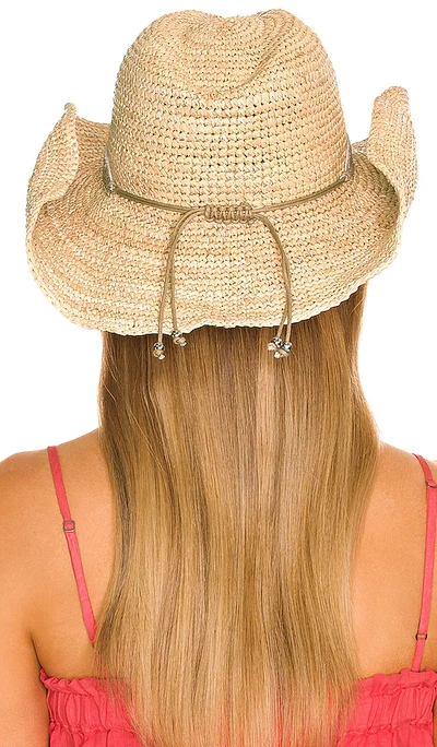 Shop Nikki Beach Blue Jaye Hat In Tan