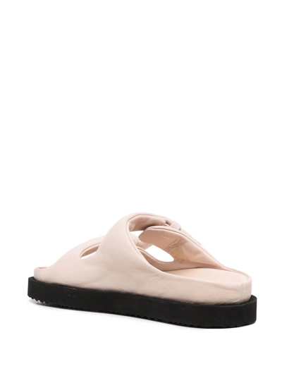 Shop Officine Creative Chora Double-strap Sandals In Nude