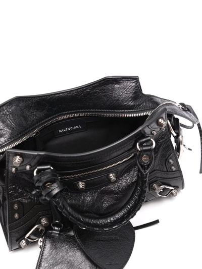Shop Balenciaga Neo Cagole Xs Top-handle Bag In Black