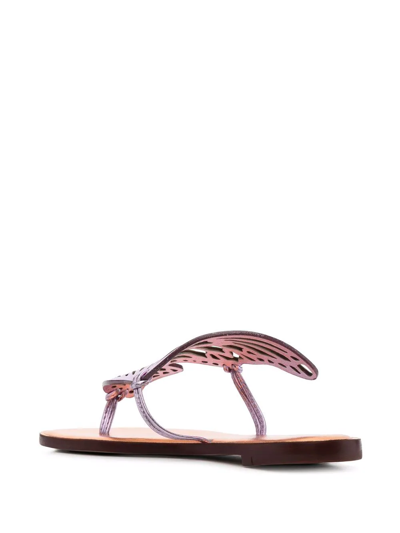 Shop Sophia Webster Butterfly Slip-on Sandals In Rosa
