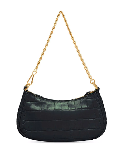 Shop Balenciaga Mini Le Cagole Chain-strap Shoulder Bag In Green