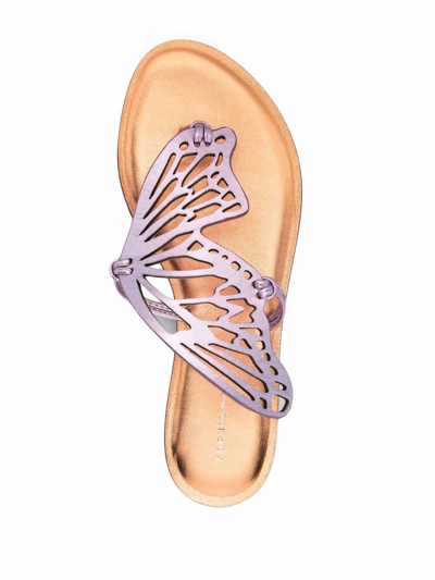 Shop Sophia Webster Butterfly Slip-on Sandals In Rosa