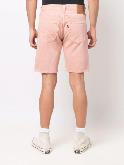 Shop Levi's Five-pocket Knee-length Shorts In Rosa