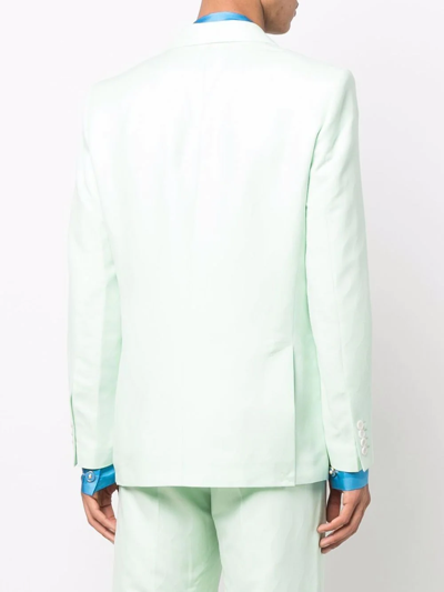 Casablanca Double-breasted Tailored Blazer In Grün