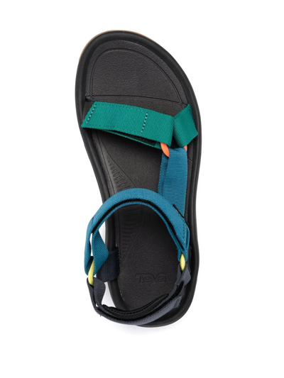 Shop Teva Hurricane Strap-design Sandals In Blau