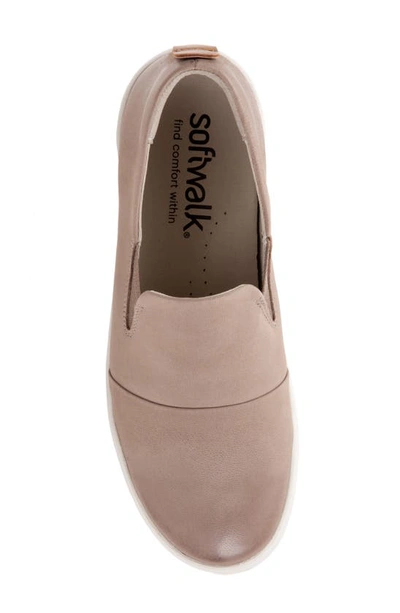 Shop Softwalk ® Alexandria Sneaker In Taupe Nubuck