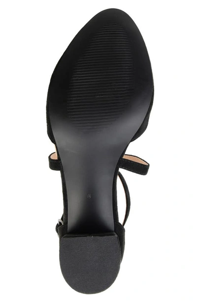 Journee Collection Foster Block Heel Pump In Black