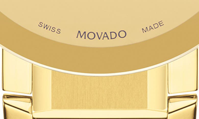 Movado Sapphire Bracelet Watch, 39mm In Gold Mirror