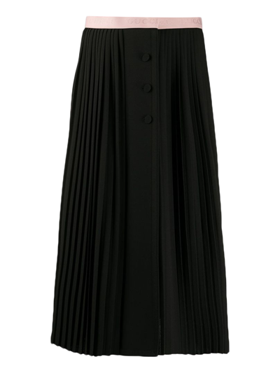 Shop Gucci Women's Skirts -  - In Black Wool