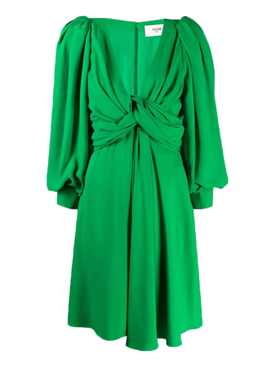 Shop Celine Dress  In Green