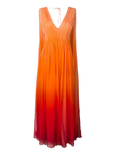 Shop Alberta Ferretti Women's Dresses -  - In Multicolor Silk