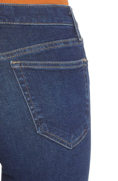 Shop Topshop Moto Jamie High Waist Skinny Jeans In Indigo